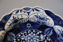 Worcester 18th Century Blue + White Plate 