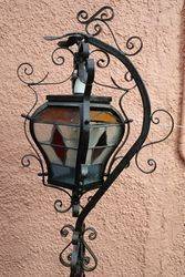 Wrought Iron Standard Lamp  