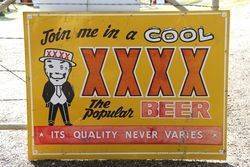 XXXX Beer Pub Advertising Tin Sign 