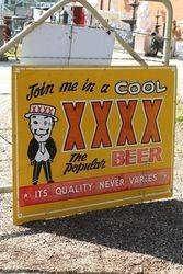 XXXX Beer Pub Advertising Tin Sign 