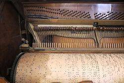  Antique Belgium Oak Cased Coin Operated Barrel Piano 