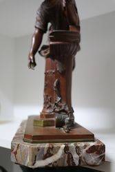  Austrian Classical Cold Painted Bronze Figure