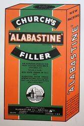  Churchand39s Alabastine Filler Enamel Advertising sign  