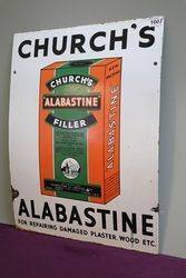  Churchand39s Alabastine Filler Enamel Advertising sign  