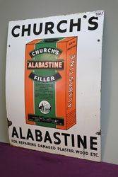  Churchand39s Alabastine Filler Enamel Advertising sign  