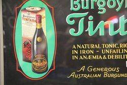  Framed  Australian Burgoyneand39s Tintara Burgundy Sign