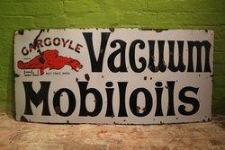  Gargoyle  Vacuum Mobiloils Enamel Advertising Sign  