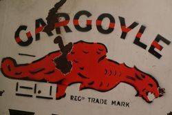  Gargoyle  Vacuum Mobiloils Enamel Advertising Sign  
