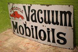  Gargoyle  Vacuum Mobiloils Enamel Advertising Sign  