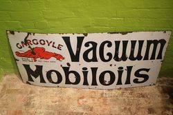  Gargoyle  Vacuum Mobiloils Enamel Advertising Sign  