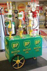  Stunning + Early BP 3 Pump Oil Cart 