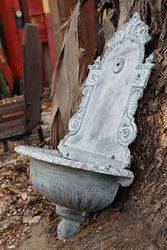   Cast Iron Wall Fountain